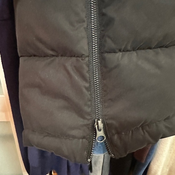 Zella WOMENS Black Longline Hooded Puffer Vest - Picture 5 of 13